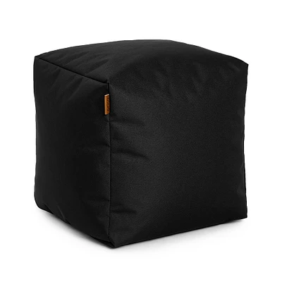 Pouf Repose-Pieds Carré - Noir