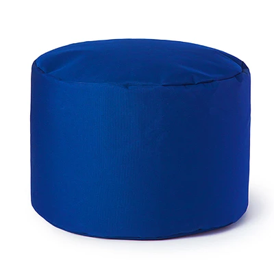 Pouf Repose-pieds Rond - Indigo