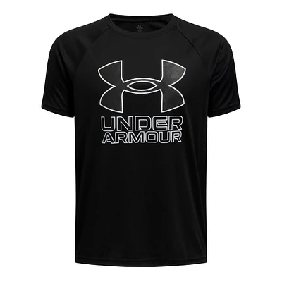 Tech Hybrid Print T-Shirt 8-16y