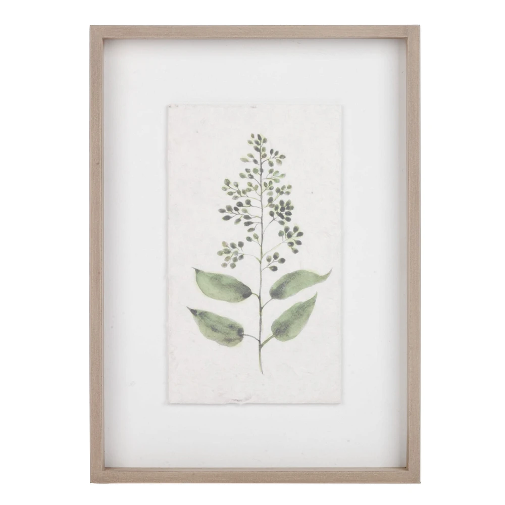 Flower Foliage Pattern Frame