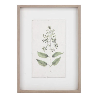Flower Foliage Pattern Frame