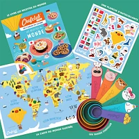 Coffret-Livre Les recettes du monde