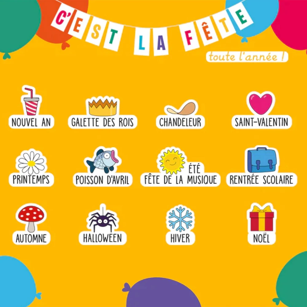 Coffret-Livre C'est la fête toute l'année