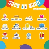 Coffret-Livre C'est la fête toute l'année