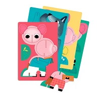 12-Piece Puzzles (2) - The 3 Little Pigs