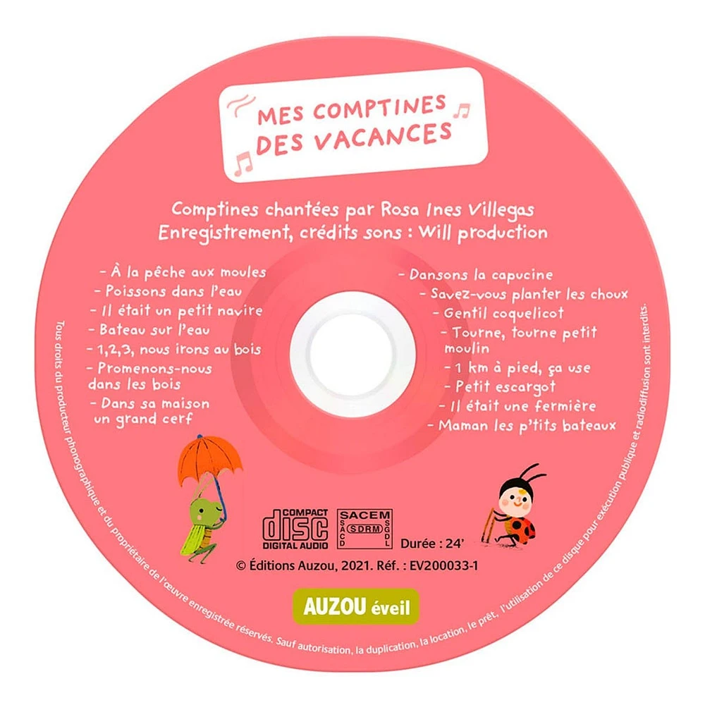 Mes Comptines des Vacances