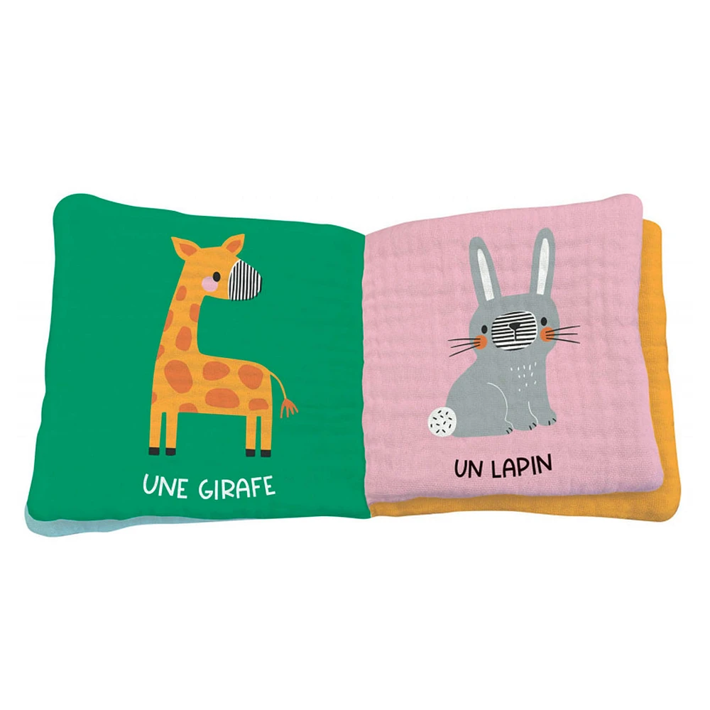 Livre en Tissu Les Animaux