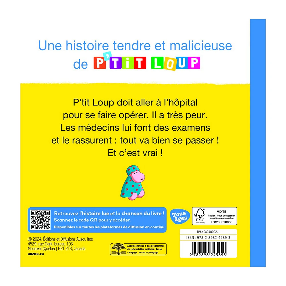 Ptit Loup Va à L'Hôpital