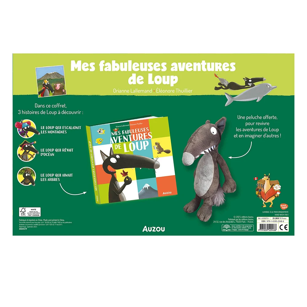 Mes Fabuleuses Aventures de Loup avec Peluche