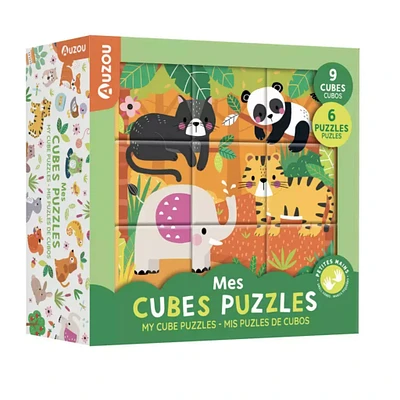 Mes Cubes Puzzles - Animaux de la Jungle