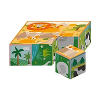Mes Cubes Puzzles - Animaux de la Jungle