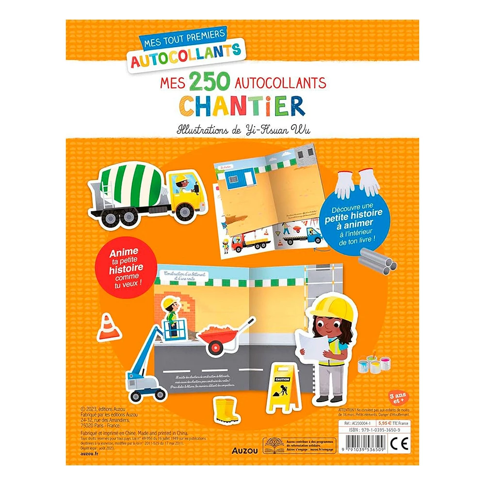 Mes 250 Autocollants - Chantier