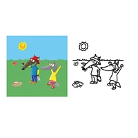 Mes Premier Coloriages Ptit Loup - Joyeuses Pâques!