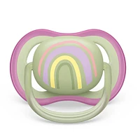 Ultra Air Pacifier 0-6m Lilac Sun/Green Rainbow 2-pack