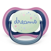 Ultra Air Pacifier Nighttime 6-18m Falling Star/Dreams 2-pack