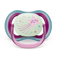 Ultra Air Pacifier Nighttime 6-18m Falling Star/Dreams 2-pack