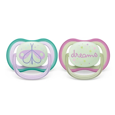 Suce Ultra Air Nighttime 0-6 mois Libellule Lilas / Rêves (2)