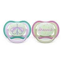 Suce Ultra Air Nighttime 0-6 mois Libellule Lilas / Rêves (2)
