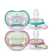 Suce Ultra Air Nighttime 0-6 mois Libellule Lilas / Rêves (2)