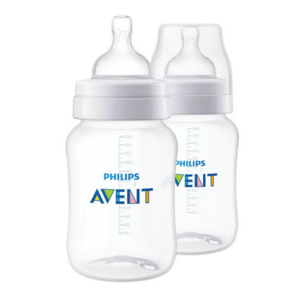 Baby Bottle 9oz Anti-Colic Set of 2