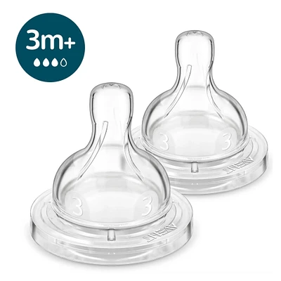 Tétines Anticolique (2) Niveau 3 pour 3mois+
