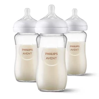 Biberon Verre Naturel 8oz Paquet de 3
