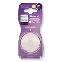 Natural Response Nipple Flow  2-pack 1M+ 