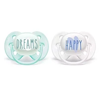 Orthodontic Pacifier 0-6m Ultra Set of 2 - Blue
