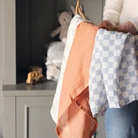 Organic Baby Muslin Blanket Set of 3