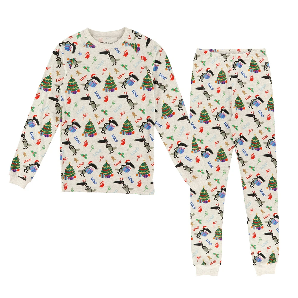 Pyjama Loup Noël 2-10ans