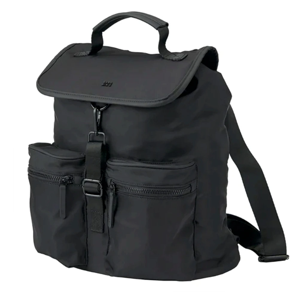 Sustainable Backpack Diaper Bag - Black