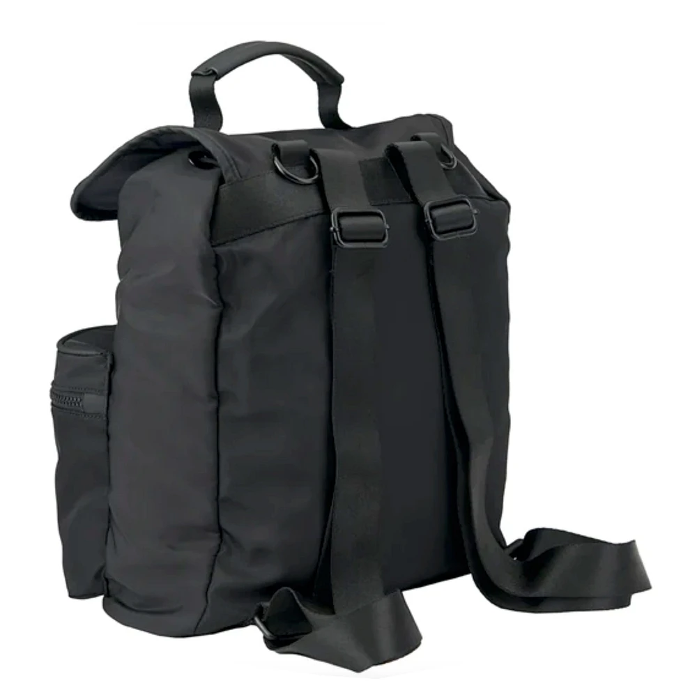Sustainable Backpack Diaper Bag - Black