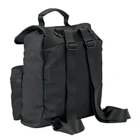 Sustainable Backpack Diaper Bag - Black