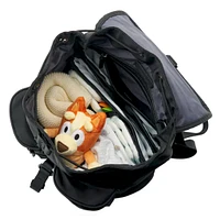 Sustainable Backpack Diaper Bag - Black