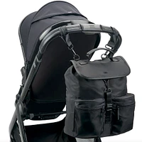Sustainable Backpack Diaper Bag - Black