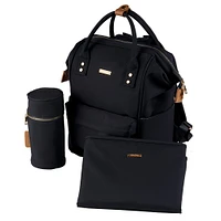Sac à Couches à Dos Mani - Noir