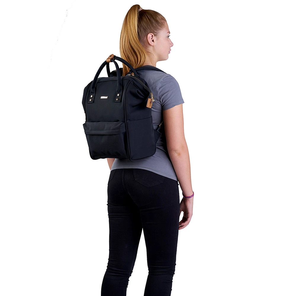 Sac à Couches à Dos Mani - Noir