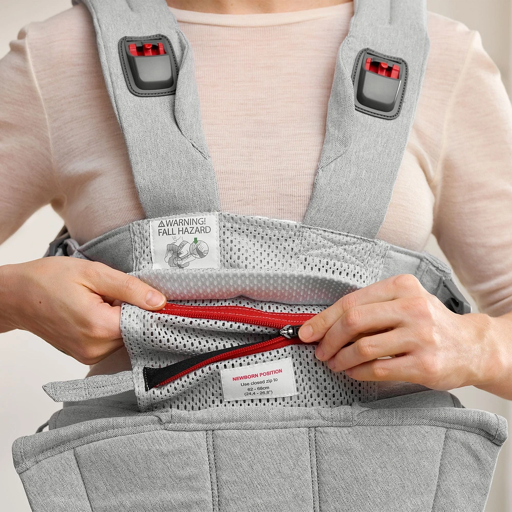 Porte-Bébé Harmony Tissé – Gris Pâle Mélange