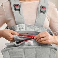 Porte-Bébé Harmony Tissé – Gris Pâle Mélange
