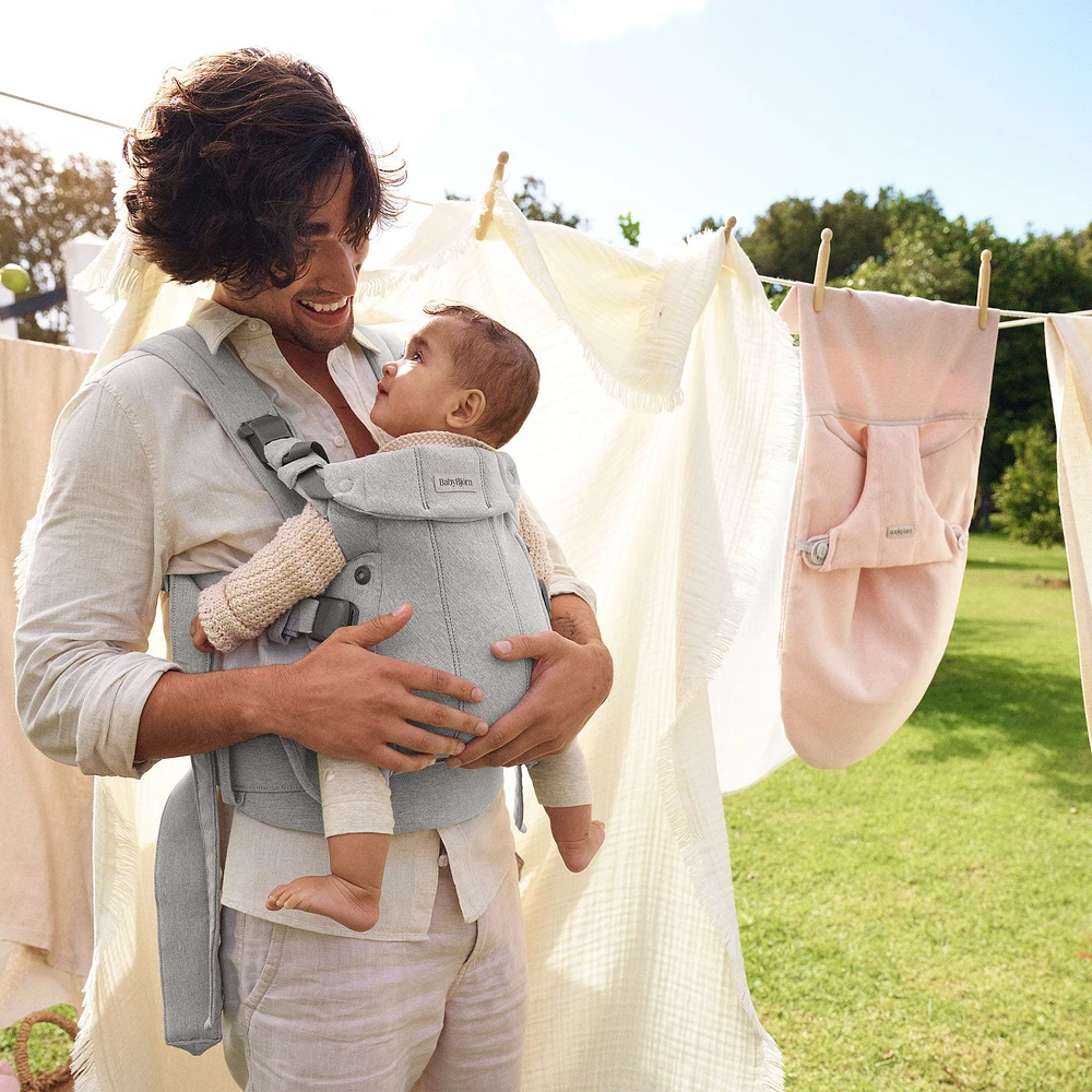 Porte-Bébé Harmony Tissé – Gris Pâle Mélange