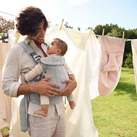 Porte-Bébé Harmony Tissé – Gris Pâle Mélange