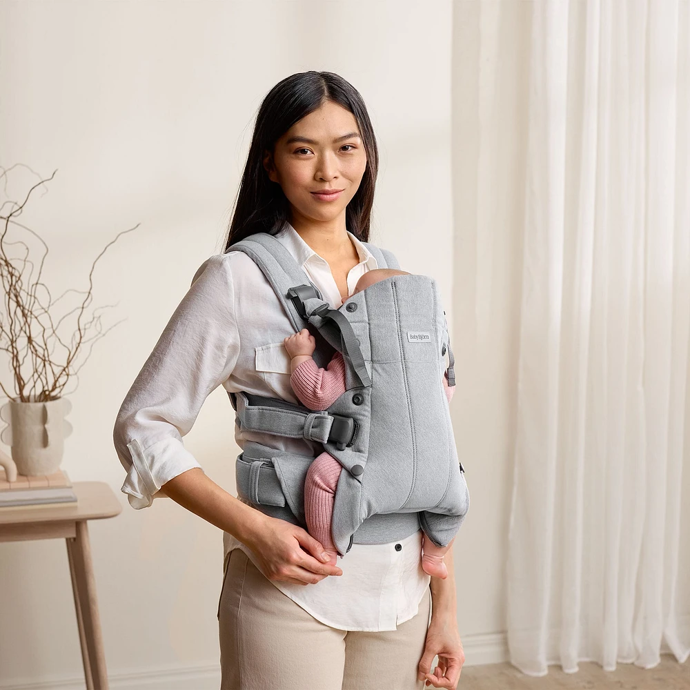 Porte-Bébé Harmony Tissé – Gris Pâle Mélange