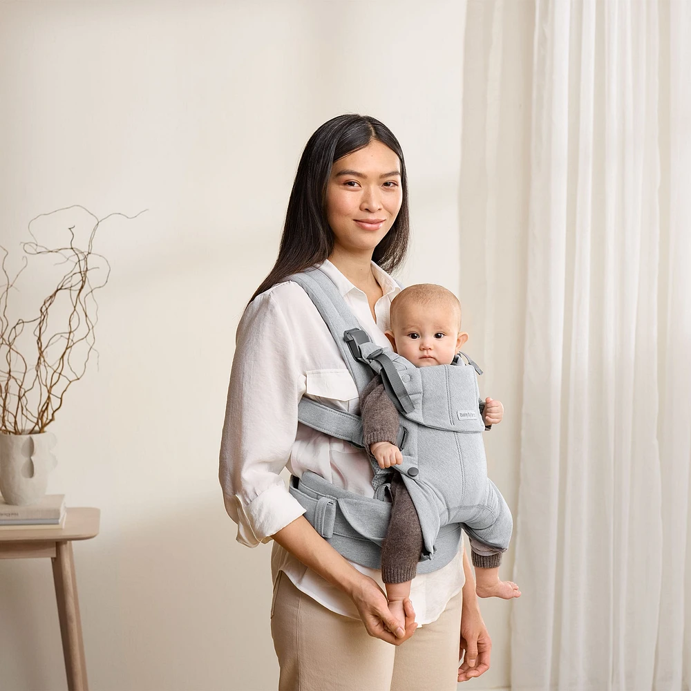 Porte-Bébé Harmony Tissé – Gris Pâle Mélange