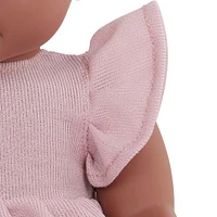 Vêtement pour Poupée - Robe Rose