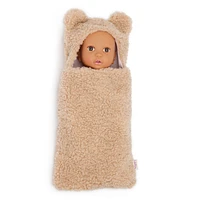 Poupée Nouveau-Née et Sac de Nuit Câlin