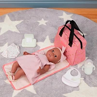 Sac à Couches Et Accessoires pour Poupée