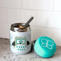 Foöd Thermal Food Container With Spoon and Bowl - Aqua