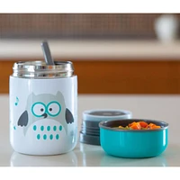 Foöd Thermal Food Container With Spoon and Bowl - Aqua