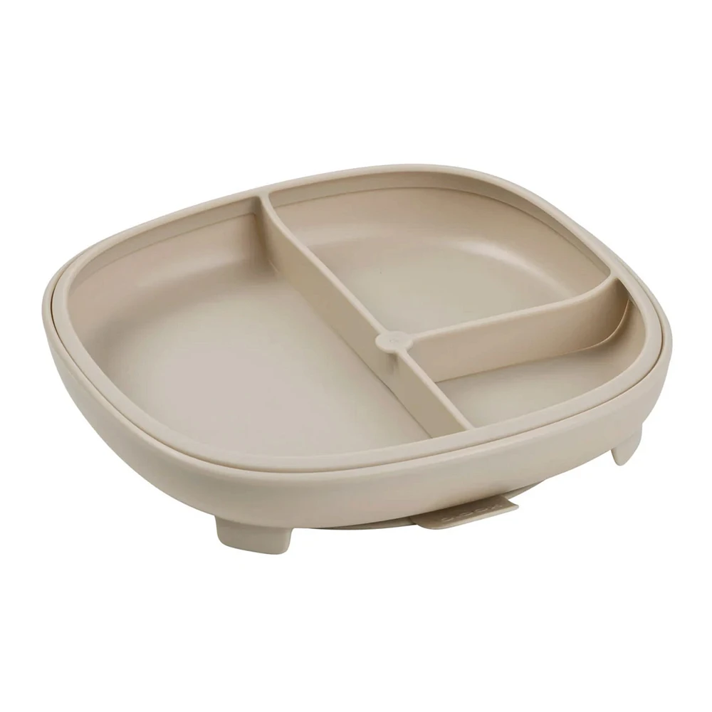 2-in-1 Suction Plate - Latte