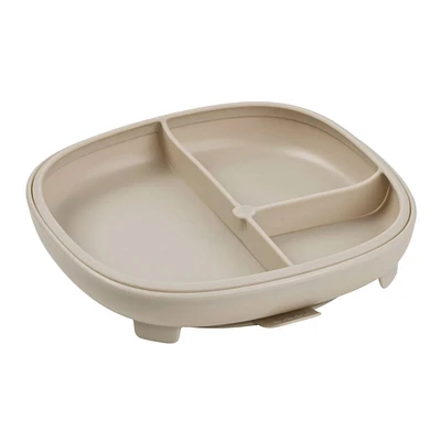 2-in-1 Suction Plate - Latte